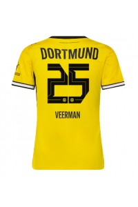Borussia Dortmund Joey Veerman #25 Fotballdrakt Hjemme Klær Dame 2026-27 Korte ermer
